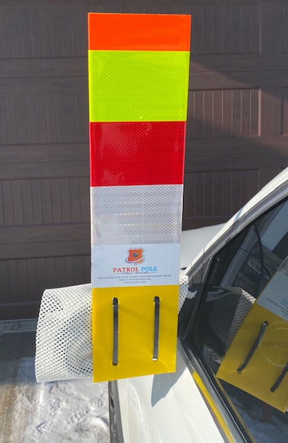 Patrol Pole on a car.